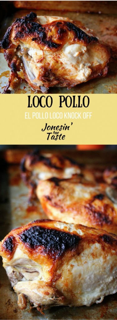 Whip up a simple marinade and grill or broil this chicken for a juicy El Pollo Loco knock off. Pair with tortillas and rice and beans for an easy dinner.