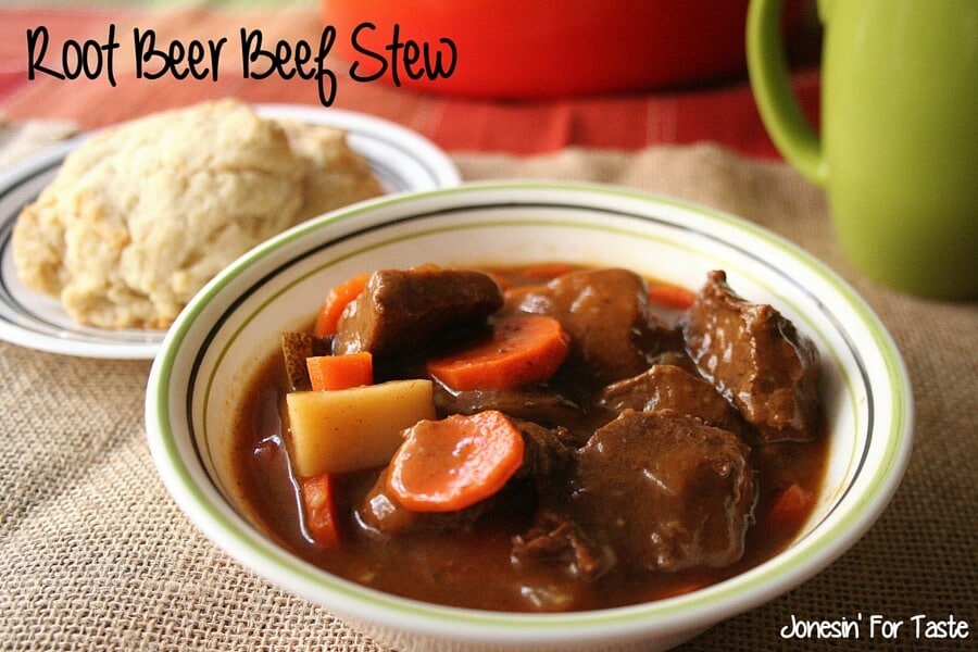 Sweet, rich, and hearty this Root Beer Beef Stew is simple to make on the stove or in the slow cooker and is sure to satisfy even the biggest eaters.