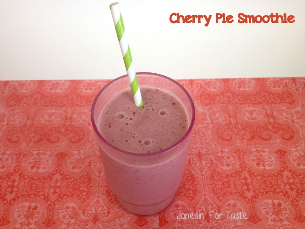 Cherry Pie Smoothie- a terrific alternative for your sweet tooth