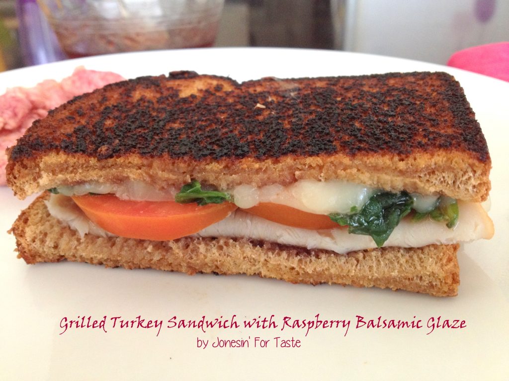 Grilled Turkey Sandwich with Raspberry Balsamic Glaze