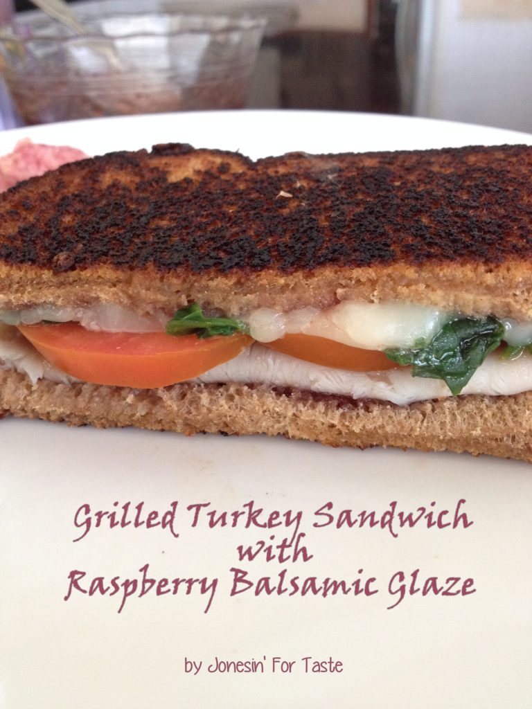 Grilled Turkey Sandwich with Raspberry Balsamic Glaze