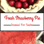 Nothing but strawberries make up this Fresh Strawberry Pie
