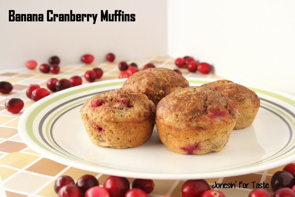 Tart cranberries contrast with sweet bananas for the perfect breakfast treat!