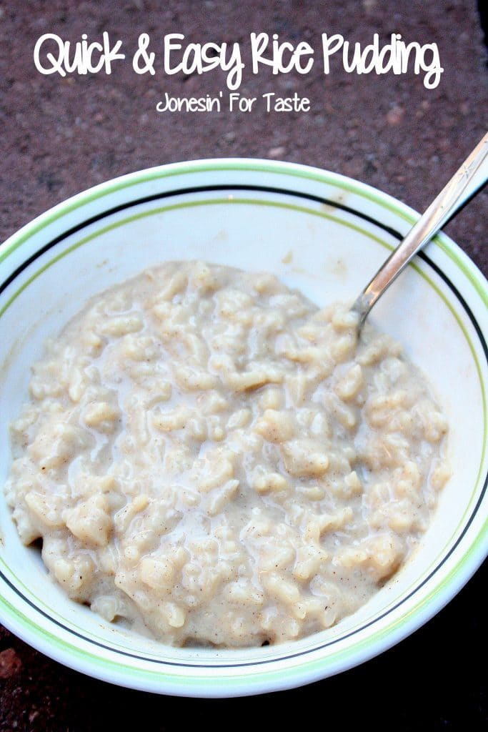 Don't throw away leftover rice! Save it to make this Quick and Easy Rice Pudding that will be a big hit with the whole family.