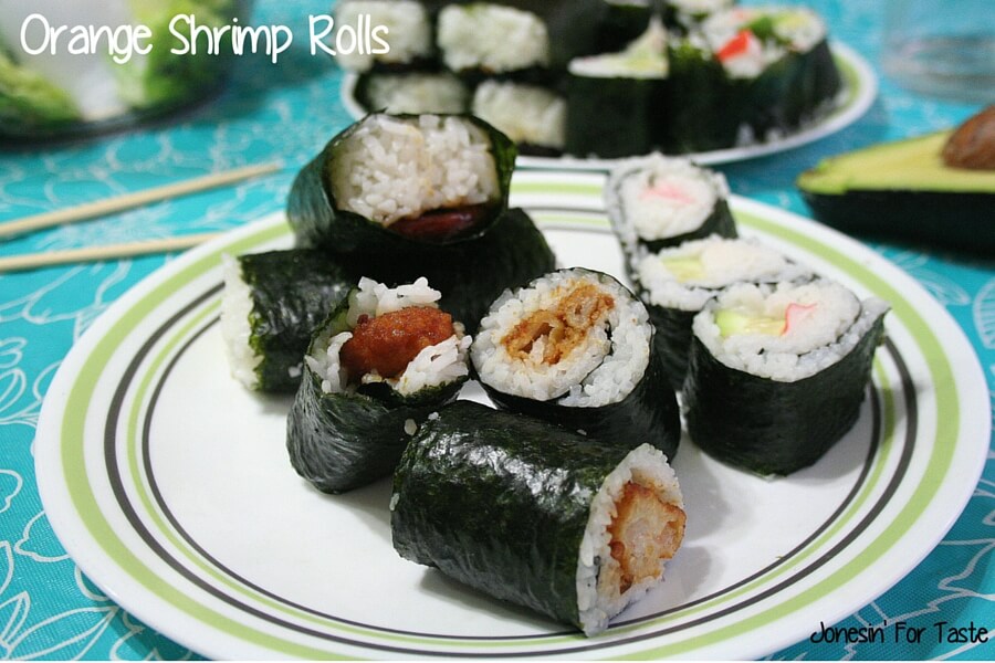 Make your own sushi at home with this simple starter recipe for Orange Shrimp Rolls that combines familiar flavors in a new way.