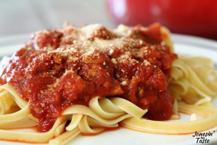 Easy Homemade Turkey Spaghetti Sauce Jonesin' For Taste