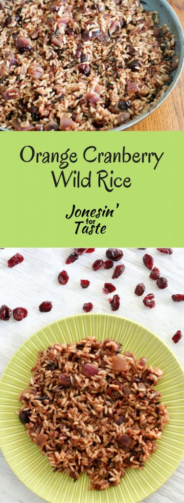 Orange Cranberry Wild Rice is a little sweet, tart, and nutty filled with the wonderful flavors of fall. 
