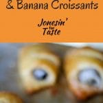Easy Peanut Butter and Banana Croissants are a super quick breakfast to make on a busy school morning that any banana lover will gobble up.