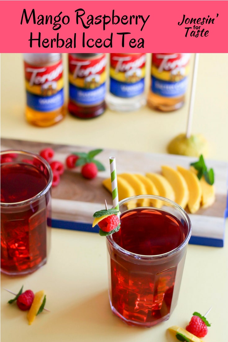 Mango Herbal Iced Tea Jonesin' For Taste