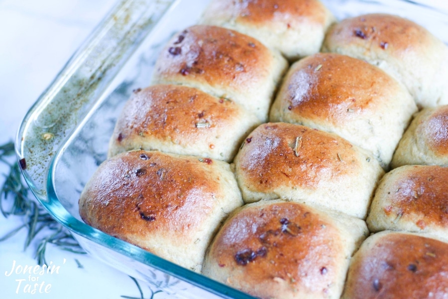 90 Minute Whole Wheat Parmesan Rosemary Bread Rolls Jonesin' For Taste