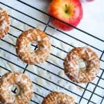 [ad] These Baked Cinnamon Apple Doughnuts are a much healthier cousin to traditional doughnuts but are still a favorite with the kids and moms. #jonesinfortaste #appleweek #doughnuts #apples