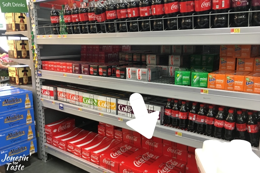 A picture of the 24 pack Coca-Cola in Walmart