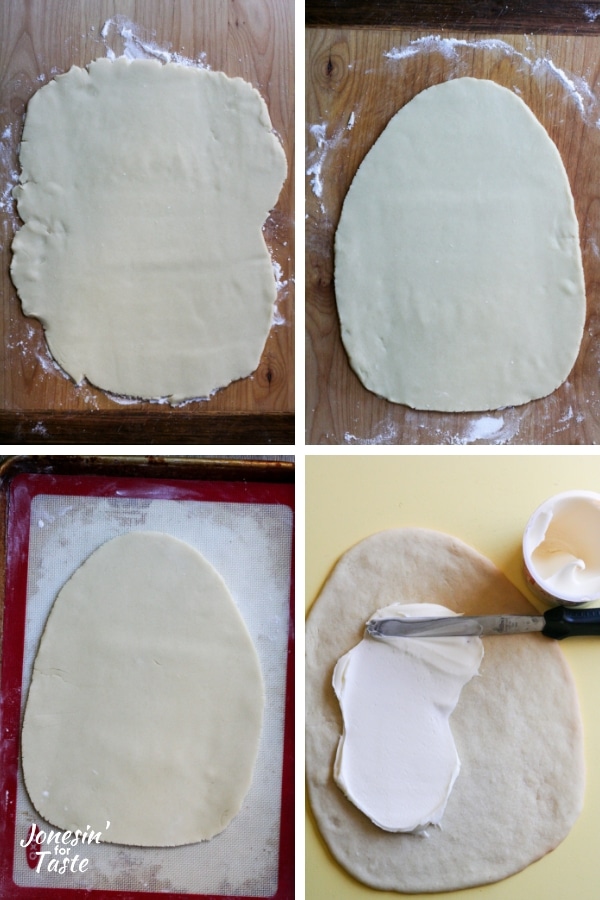 Step by step how to make the cookie collage