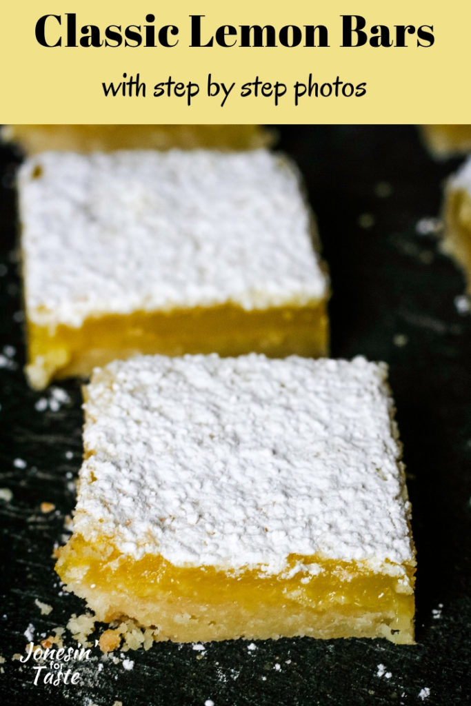 squares of lemon bars