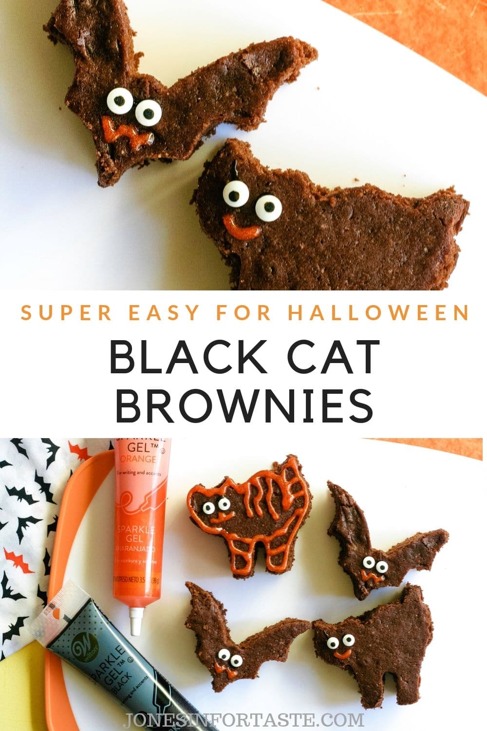 Easy Black Cat Brownies Jonesin' For Taste