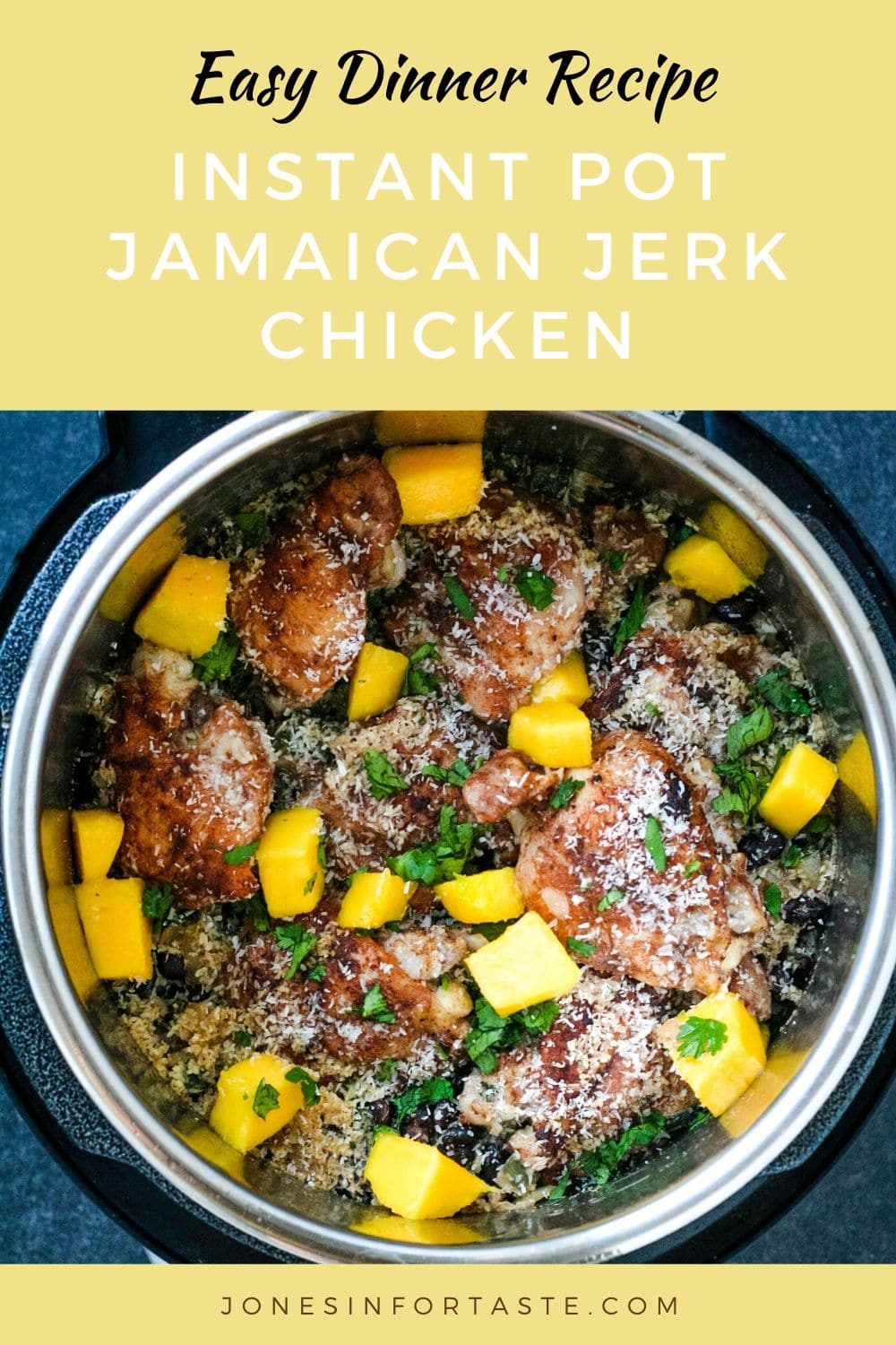 Pressure Cooker Jamaican Jerk Chicken and Rice Jonesin' For Taste